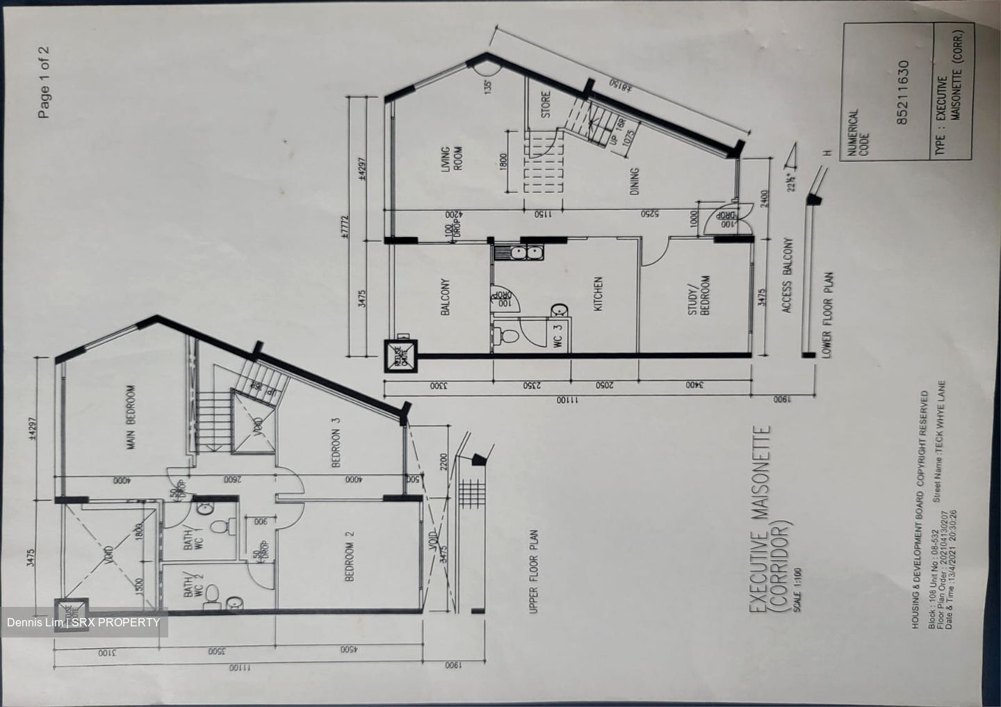 Blk 108 Teck Whye Lane (Choa Chu Kang), HDB Executive #451706881